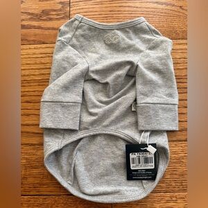 Gray Dog cotton shirt Puppy Angel size L in small breeds